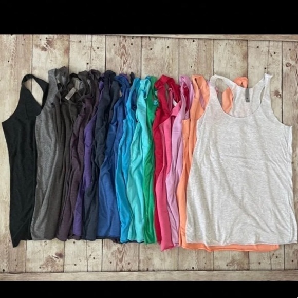 Gym Workout Triblend Racerback Tank Top Shirt - Picture 4 of 9